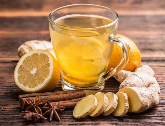 Чай с джинджифил, лимон, канела и карамфил за трайна ерекция